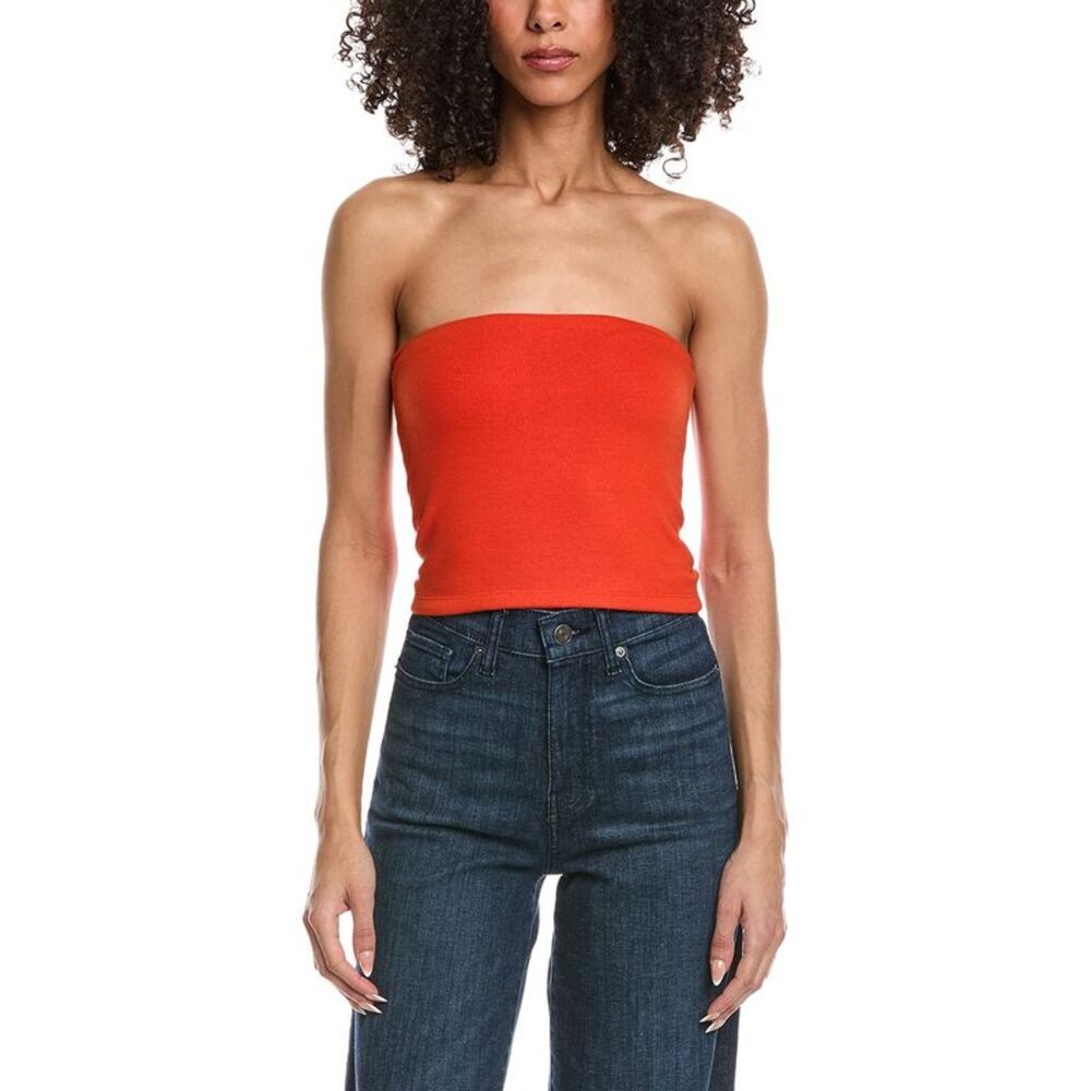 Leset Womens  Lauren Bandeau Top, Red